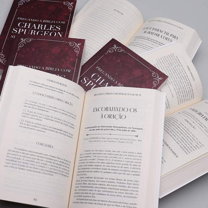 Box com 6 Volumes em Edição Especial | Pregando a Bíblia com Charles Spurgeon Sermões e Esboços | Volume 2