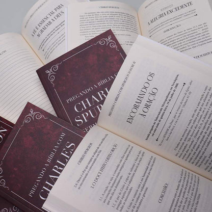 Box com 6 Volumes em Edição Especial | Pregando a Bíblia com Charles Spurgeon Sermões e Esboços | Volume 2