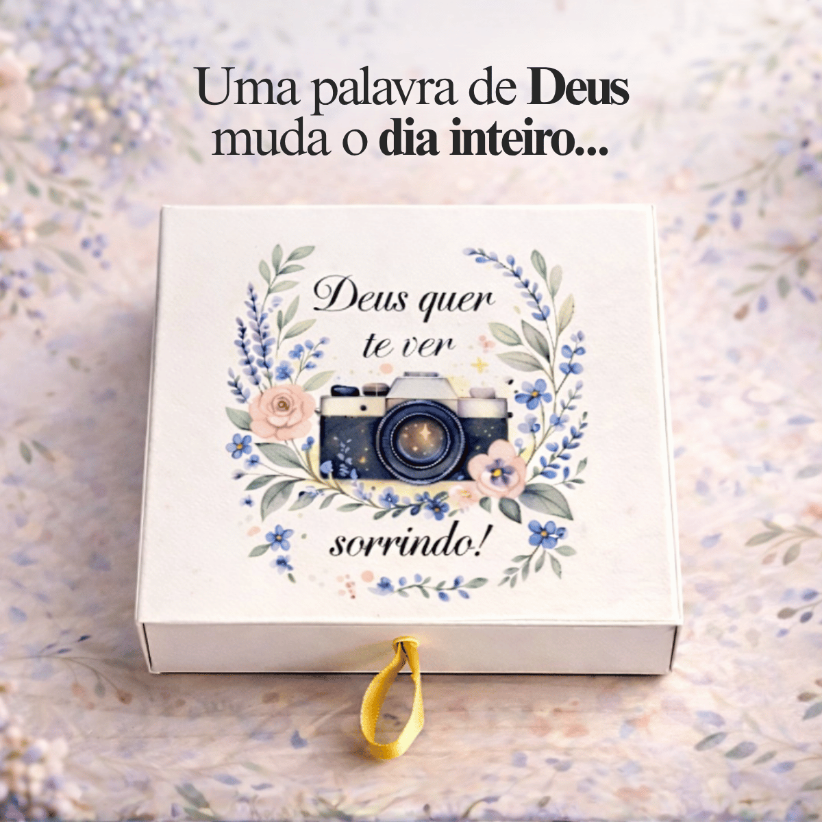 Caixinha de promessas - Deus quer te ver Sorrindo