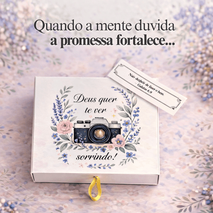 Caixinha de promessas - Deus quer te ver Sorrindo