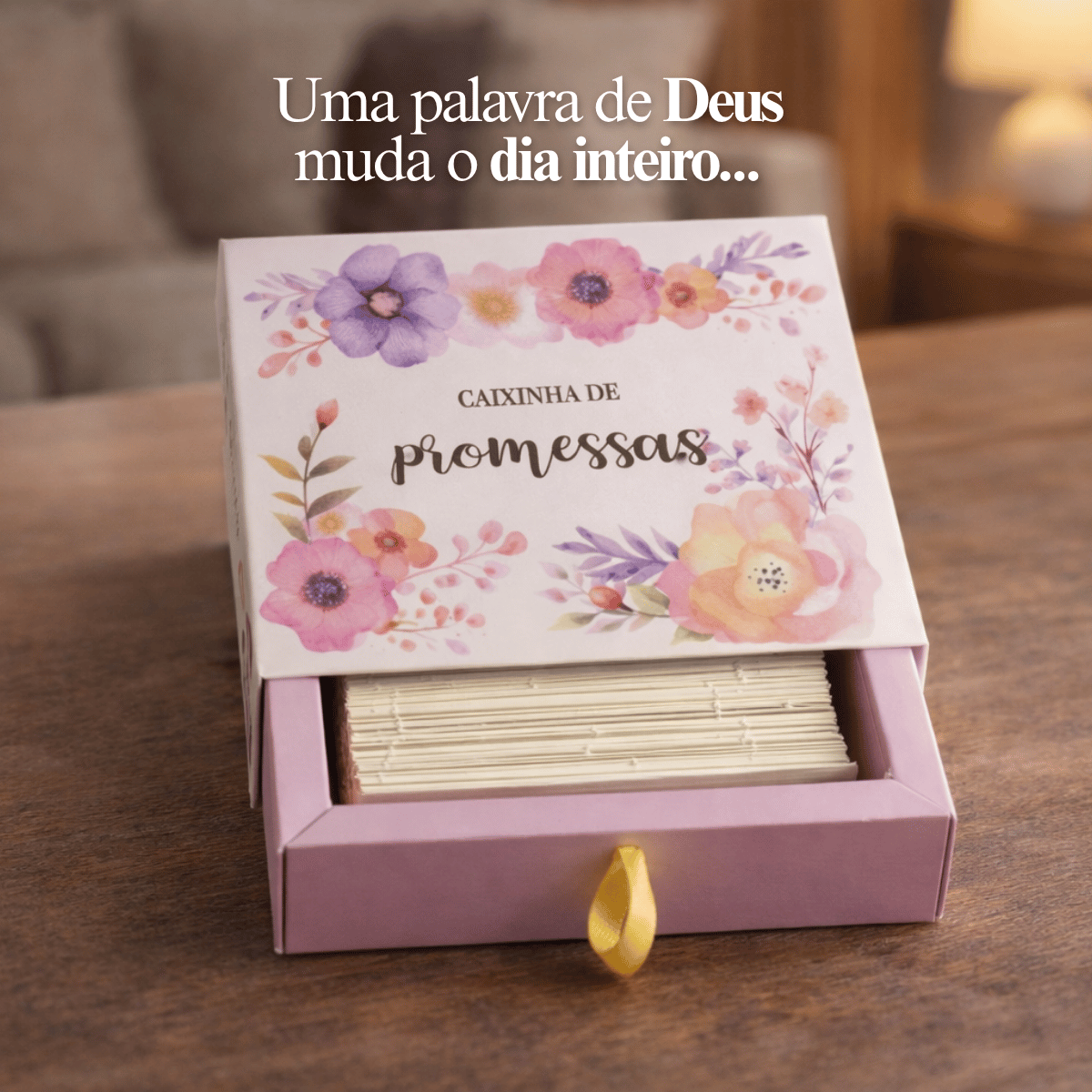 Caixinha de promessas - Flores Mistas