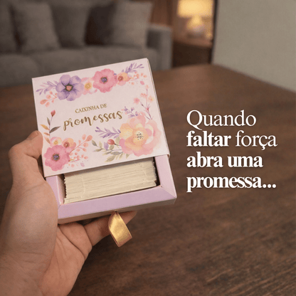 Caixinha de promessas - Flores Mistas