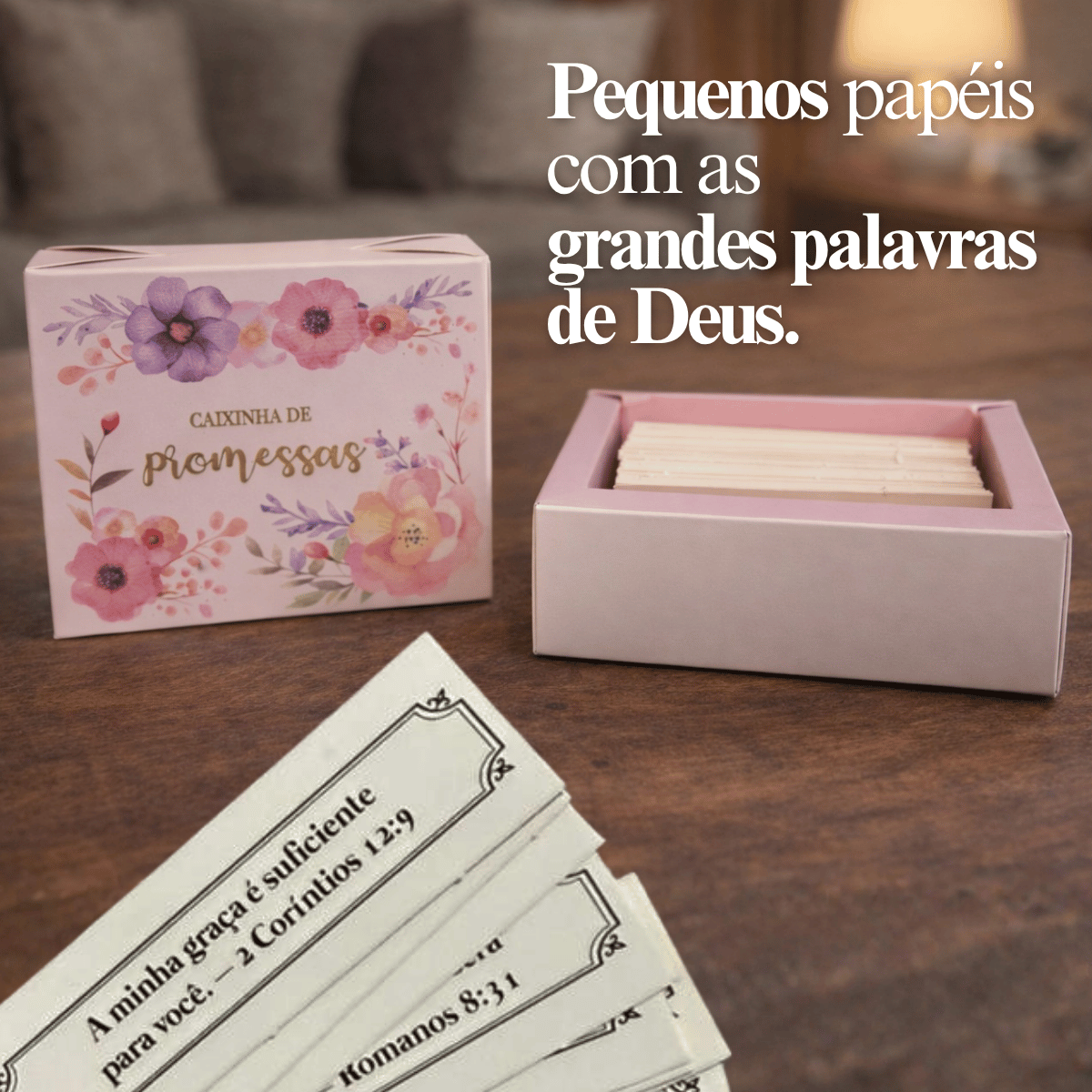 Caixinha de promessas - Flores Mistas
