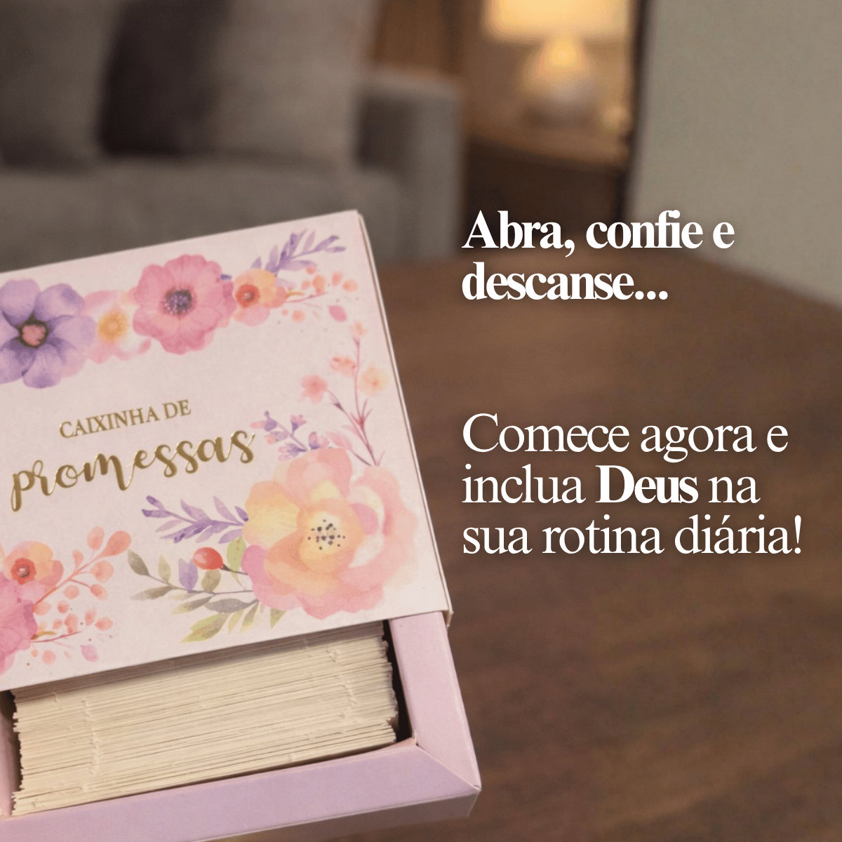 Caixinha de promessas - Flores Mistas