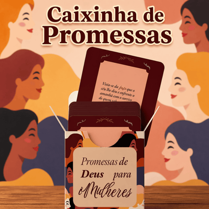 Caixinha de Promessas - Promessas de Deus Para Mulheres | Penkal