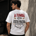 Camiseta Cristã - Ele Ressuscitou | Branca