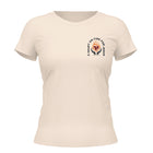 Camiseta Cristã Feminina - A heart on fire | Off White