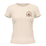 Camiseta Cristã Feminina - A heart on fire | Off White
