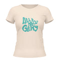 Camiseta Cristã Feminina - All For His Glory | Off White