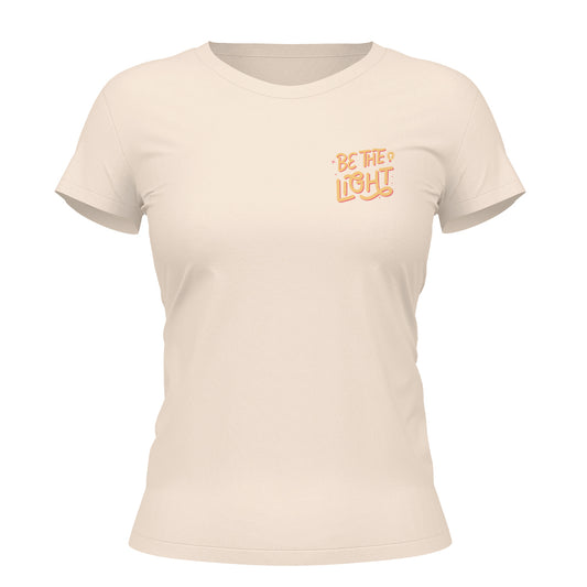 Camiseta Cristã Feminina - Be The Light | Off White