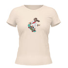 Camiseta Cristã Feminina - Jesus e Skate | Off White