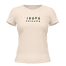 Camiseta Cristã Feminina - Jesus Friends | Off White