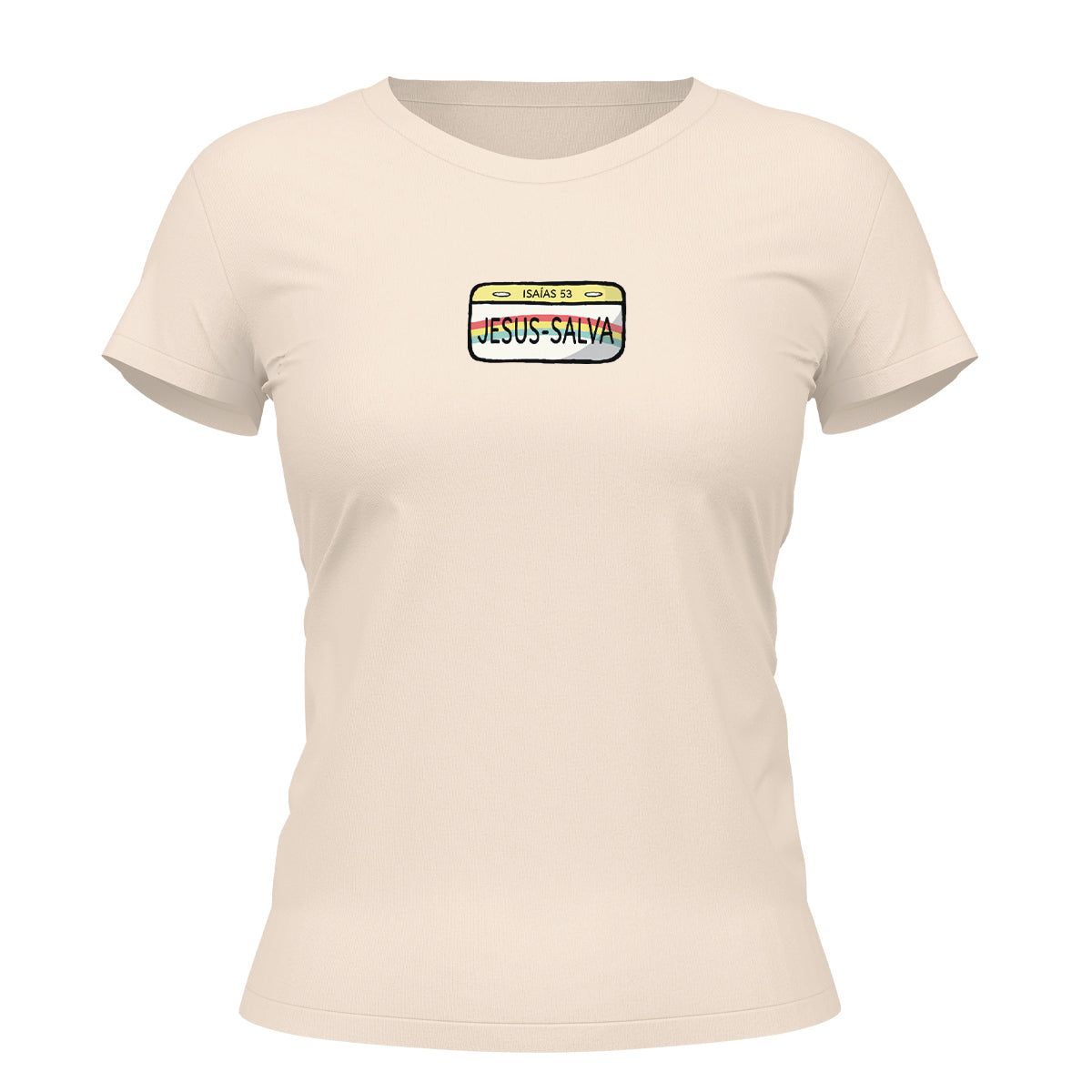 Camiseta Cristã Feminina - Jesus Salva | Off White