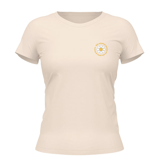 Camiseta Cristã Feminina - Margarida | Off White