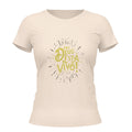 Camiseta Cristã Feminina - Meu Deus Está Vivo | Off White