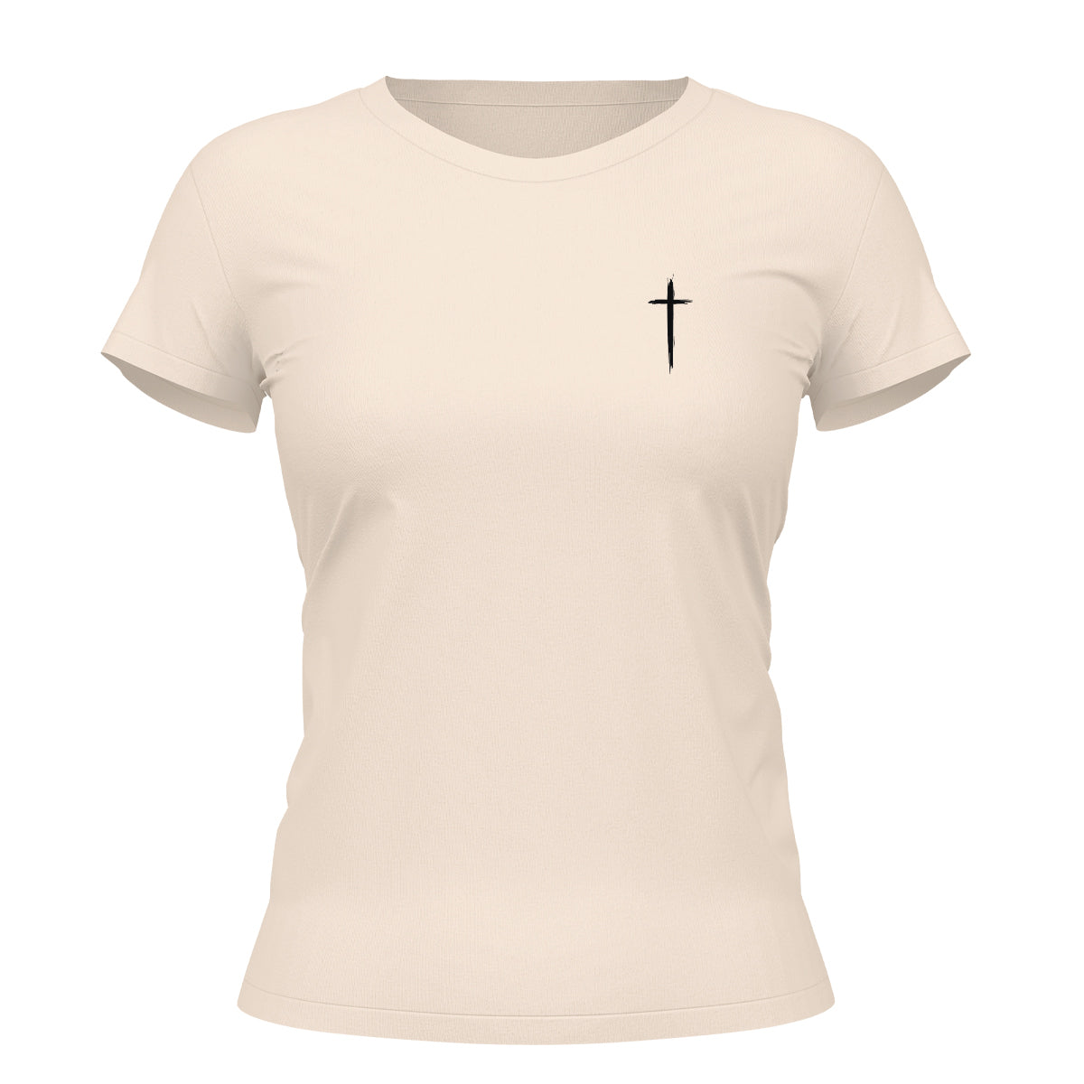 Camiseta Cristã Feminina - Nâo temas, creia | Off White