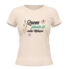 Camiseta Cristã Feminina - Quem planta fé colhe milagre | Off White