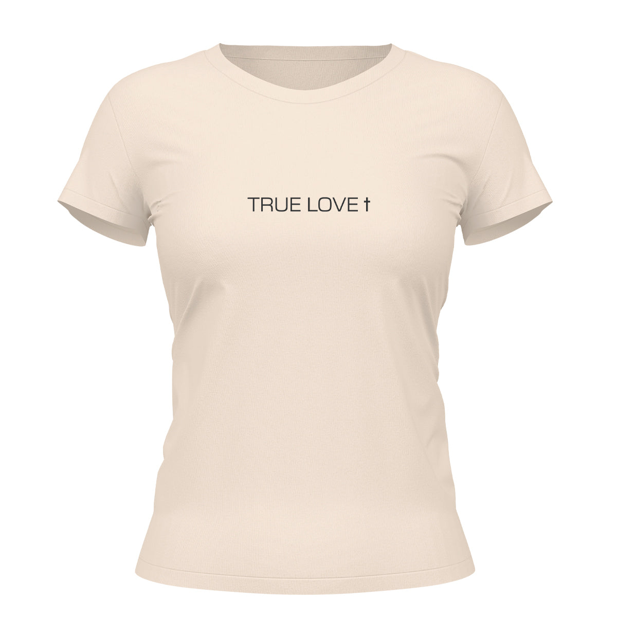 Camiseta Cristã Feminina - True Love | Off White