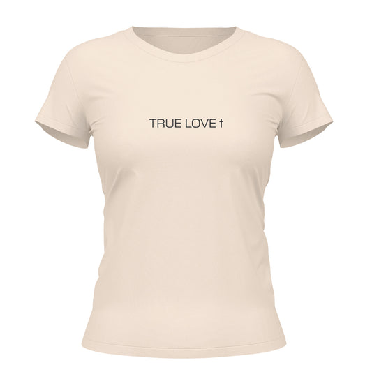Camiseta Cristã Feminina - True Love | Off White