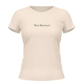 Camiseta Cristã Feminina - Trust the process | Off White