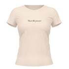 Camiseta Cristã Feminina - Trust the process | Off White