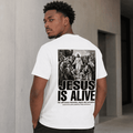 Camiseta Cristã - Jesus Is Alive | Branca