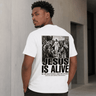 Camiseta Cristã - Jesus Is Alive | Branca