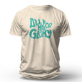 Camiseta Cristã Masculina - All for His Glory | Off White