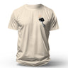 Camiseta Cristã Masculina - Bíblia na mão | Off White