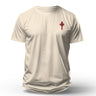 Camiseta Cristã Masculina - Eu me rendo | Off White