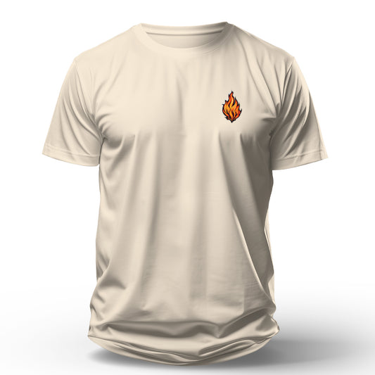 Camiseta Cristã Masculina - Fire | Off White