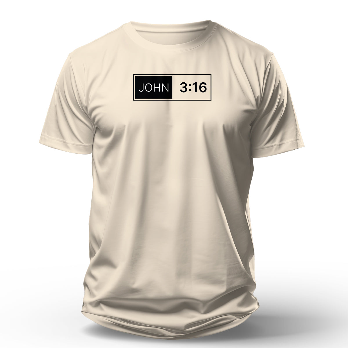 Camiseta Cristã Masculina - John 316 | Off White