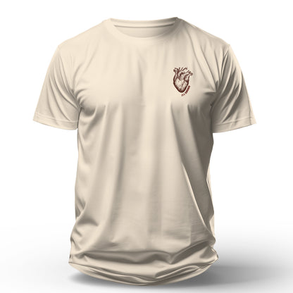Camiseta Cristã Masculina - Viva Pela Fé | Off White