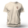 Camiseta Cristã Masculina - Viva Pela Fé | Off White