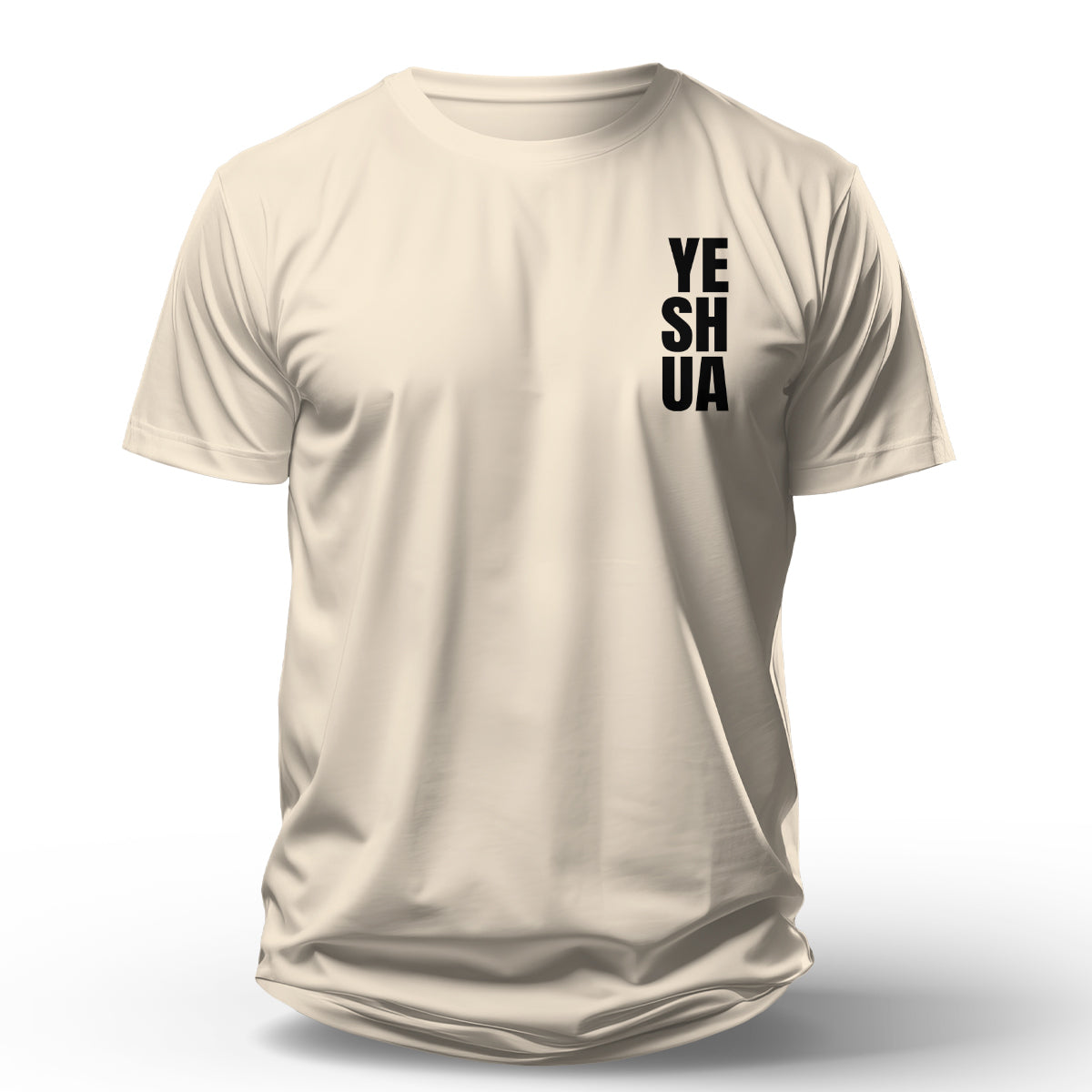 Camiseta Cristã Masculina - Yeshua | Off White