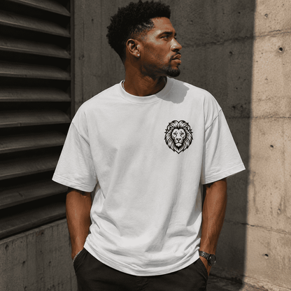 Camiseta Cristã Oversized - Criamos para ele | Branca
