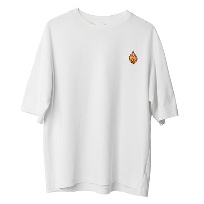 Camiseta Cristã Oversized - E todos foram cheios | Branca