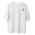 Camiseta Cristã Oversized - Vivo pela fé | Branca