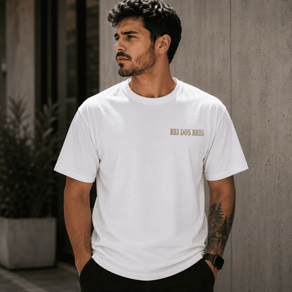 Camiseta Cristã - Rei Dos Reis | Branca