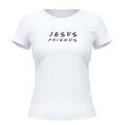 Camiseta Cristã Feminina - Jesus Friends | Branca