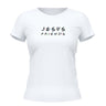 Camiseta Cristã Feminina - Jesus Friends | Branca