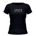Camiseta Cristã Feminina - Jesus Friends | Preta