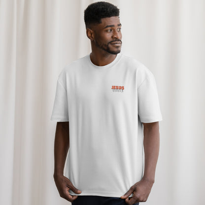 Camiseta Cristã Masculina - Jesus Vive | Branca