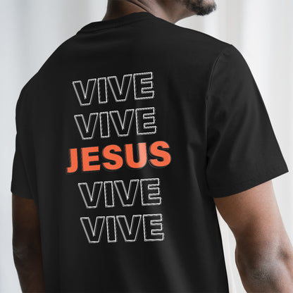 Camiseta Cristã Masculina - Jesus Vive | Preta