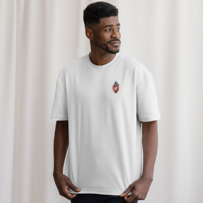 Camiseta Cristã Masculina - Sejam Santos | Branca