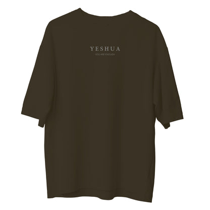 Camiseta Cristã Oversized - É tudo sobre ele | Ocre