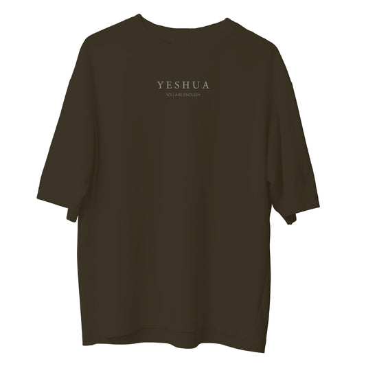 Camiseta Cristã Oversized - É tudo sobre ele | Ocre