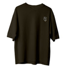 Camiseta Cristã Oversized - Vivo pela fé | Ocre