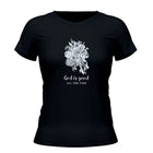 Camiseta Cristã Feminina - God Is Good All Time | Preta