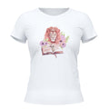 Camiseta Cristã Feminina - Leão Bíblia | Branca